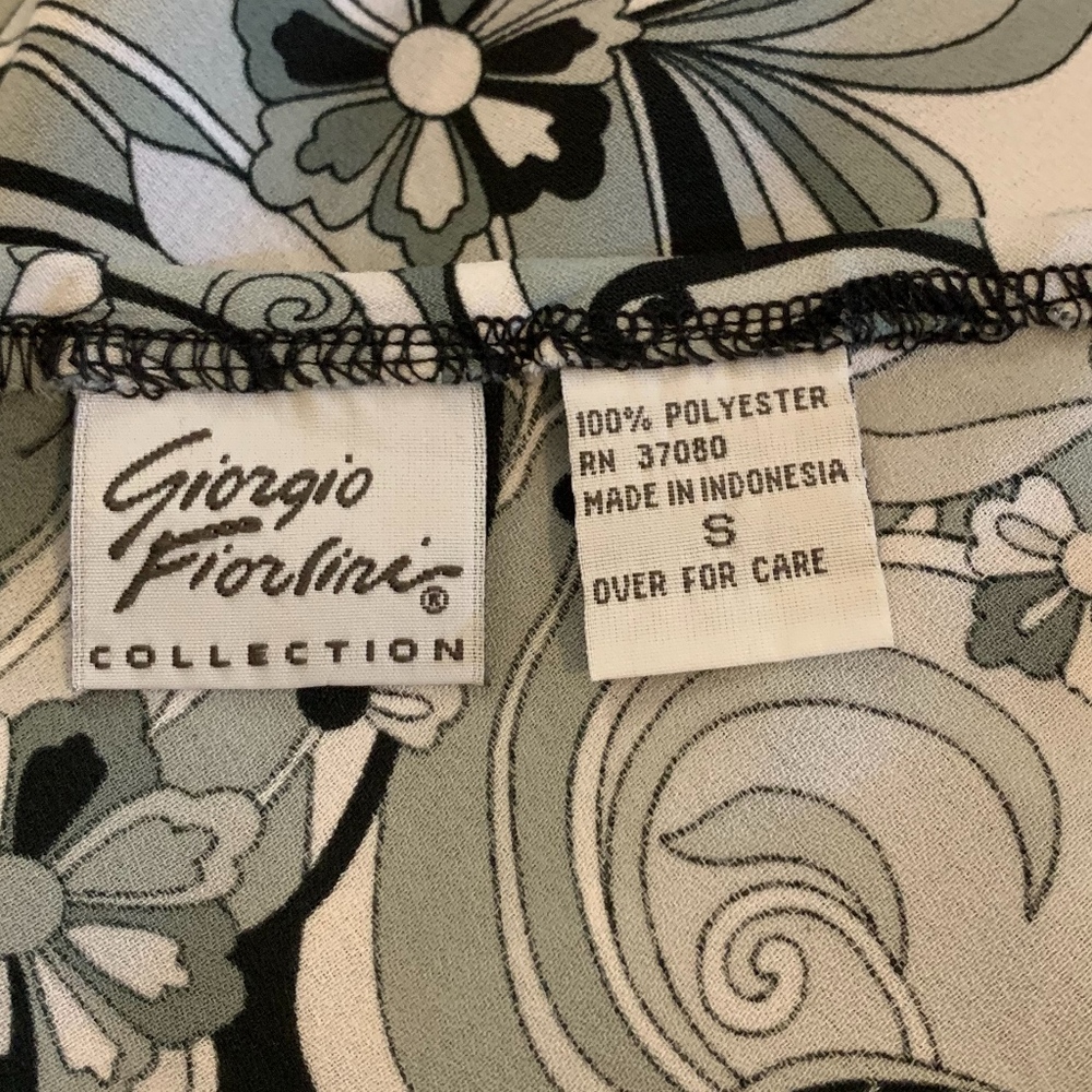 Giorgio Fiorlini Floral Asymmetrical Tank - Picture 3 of 4